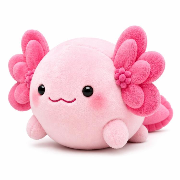 Geometric Style Axolotl Plush Toy Geometric Style Axolotl Plush Toy
