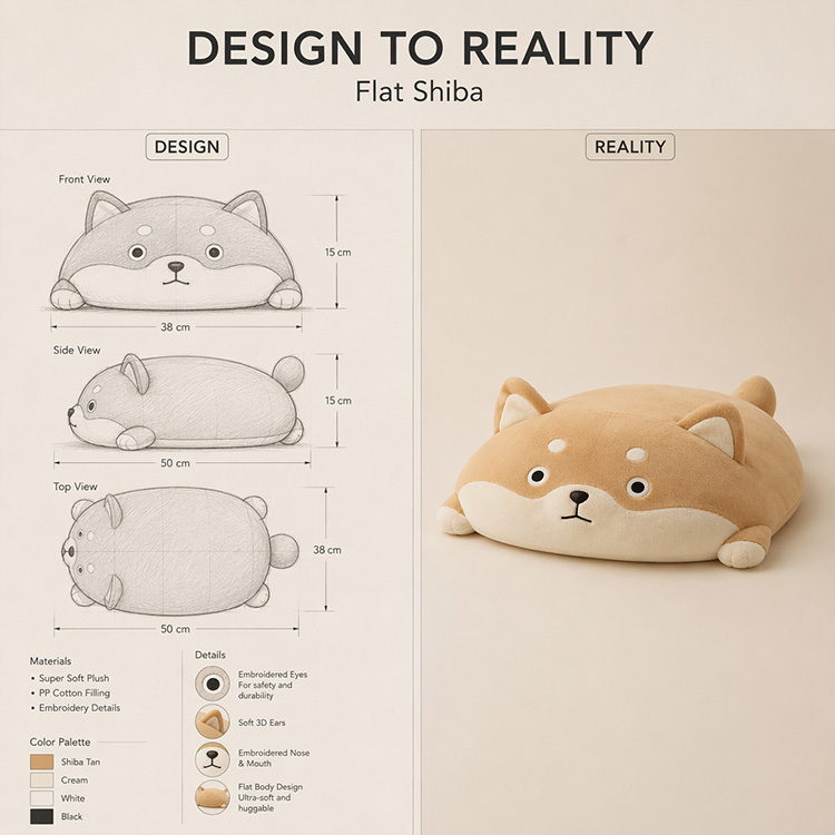 Shiba Inu Plush Pillow