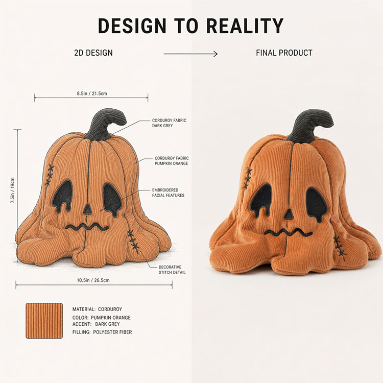 Halloween Pumpkin Plush