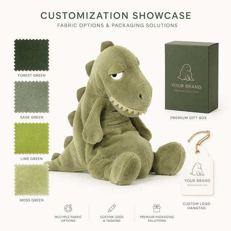 Sleepy Dinosaur Plush