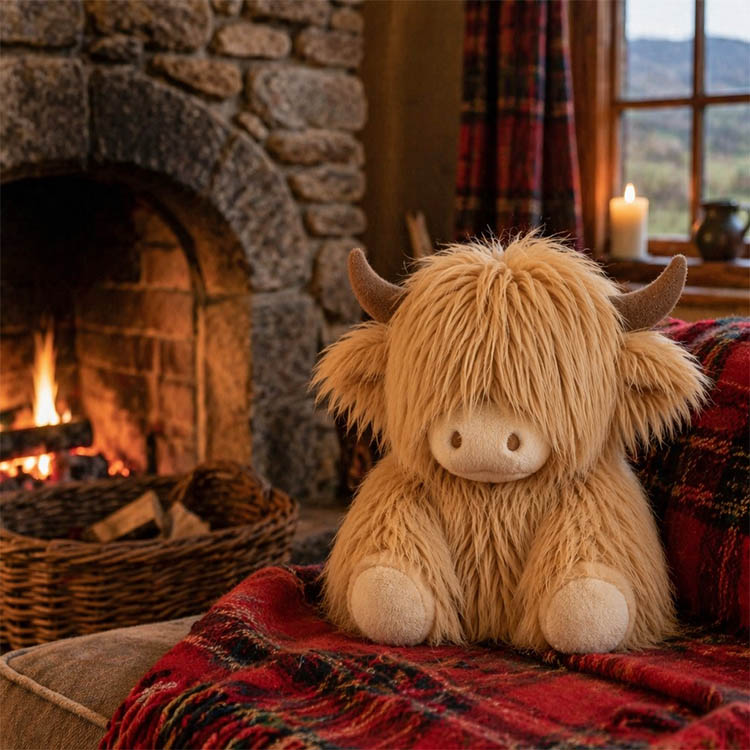 Highland Cow Plush Toy