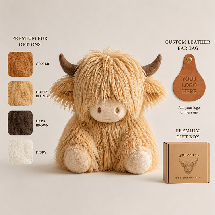 Highland Cow Plush Toy