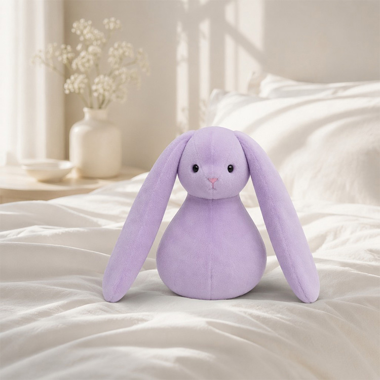 Purple Lop Ear Bunny Plush
