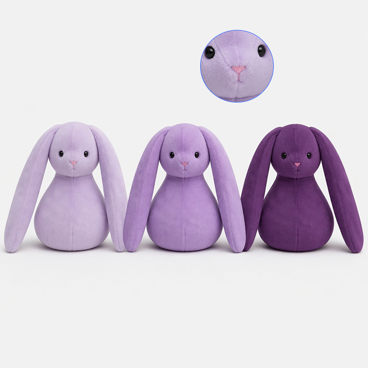 Purple Lop Ear Bunny Plush
