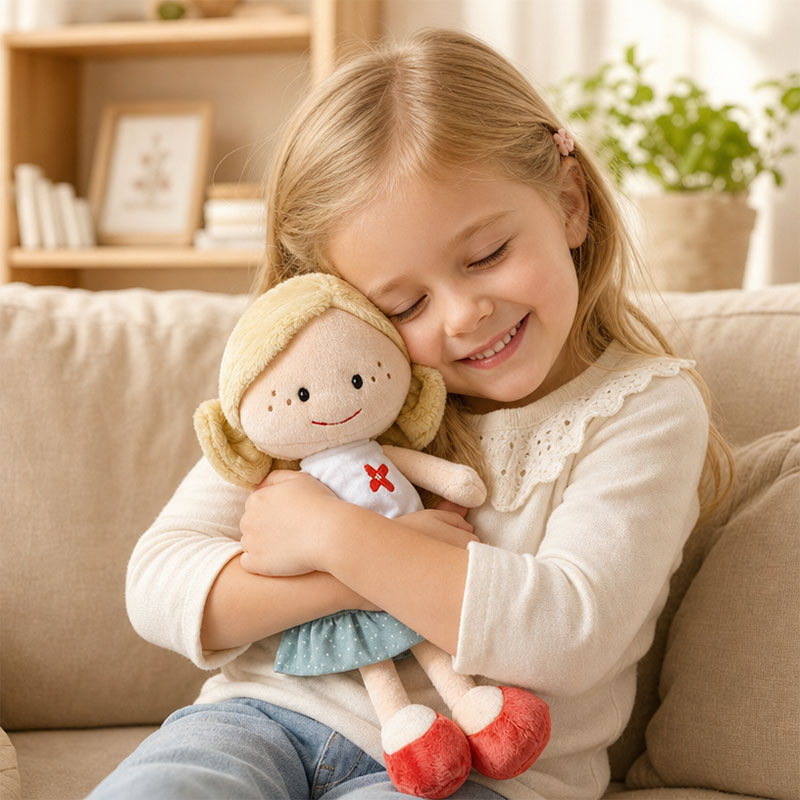 Toddler Fabric Snuggle Doll