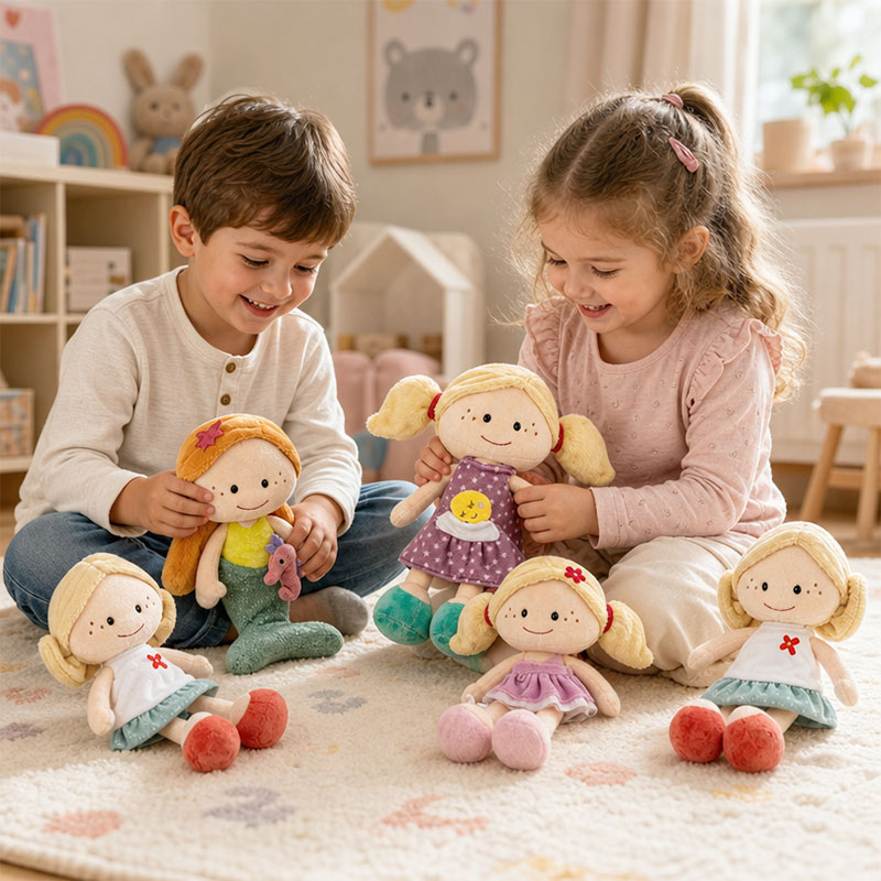 Toddler Fabric Snuggle Doll