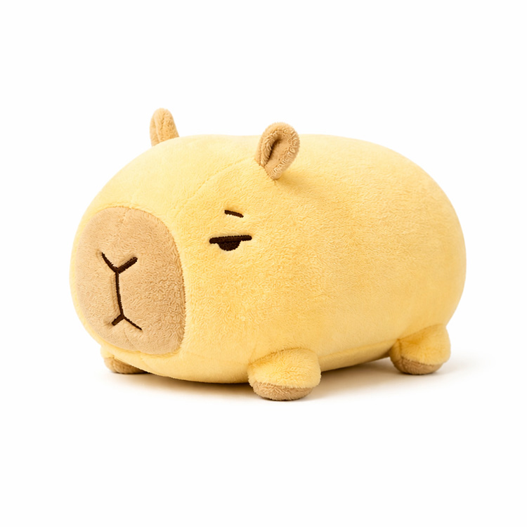 Lazy Lemon Yellow Capybara Plush Toy