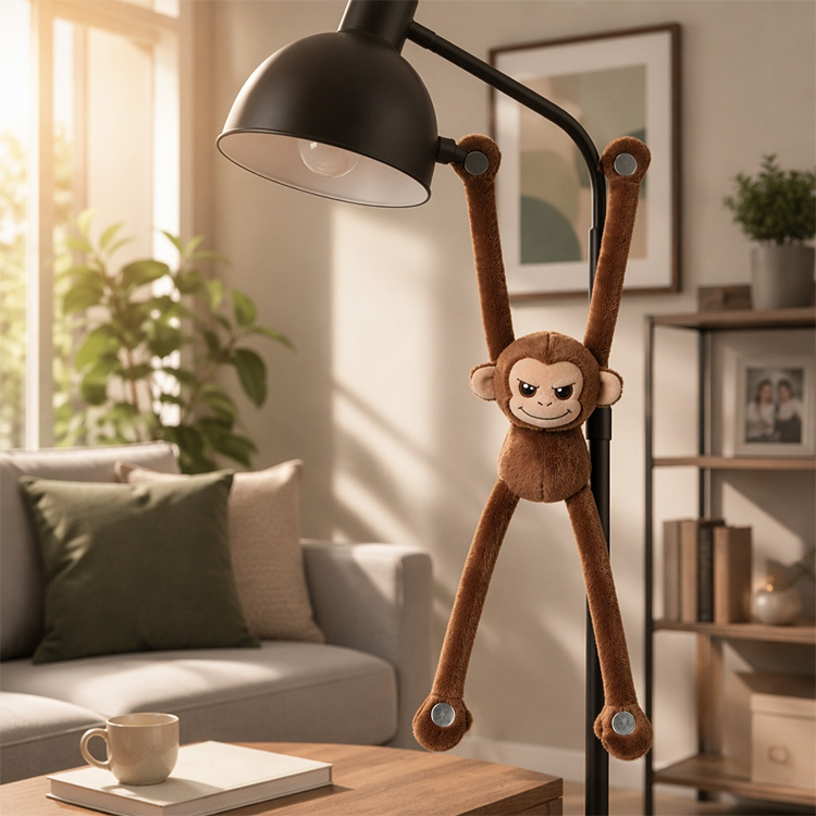 Magnetic Little Monkey Plush Toy