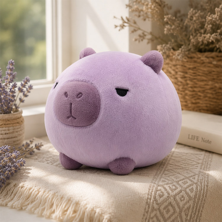 Purple Capybara Plushie