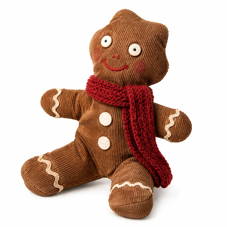 Slouchy Gingerbread Man Plush Toy