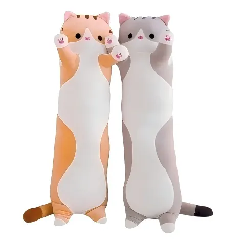 Unfilled Long Cat Plush Pillow